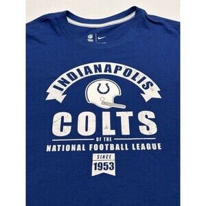 Indianapolis Colts Nike Tee Short Sleeve Shirt Mens XL Football Team Apparel